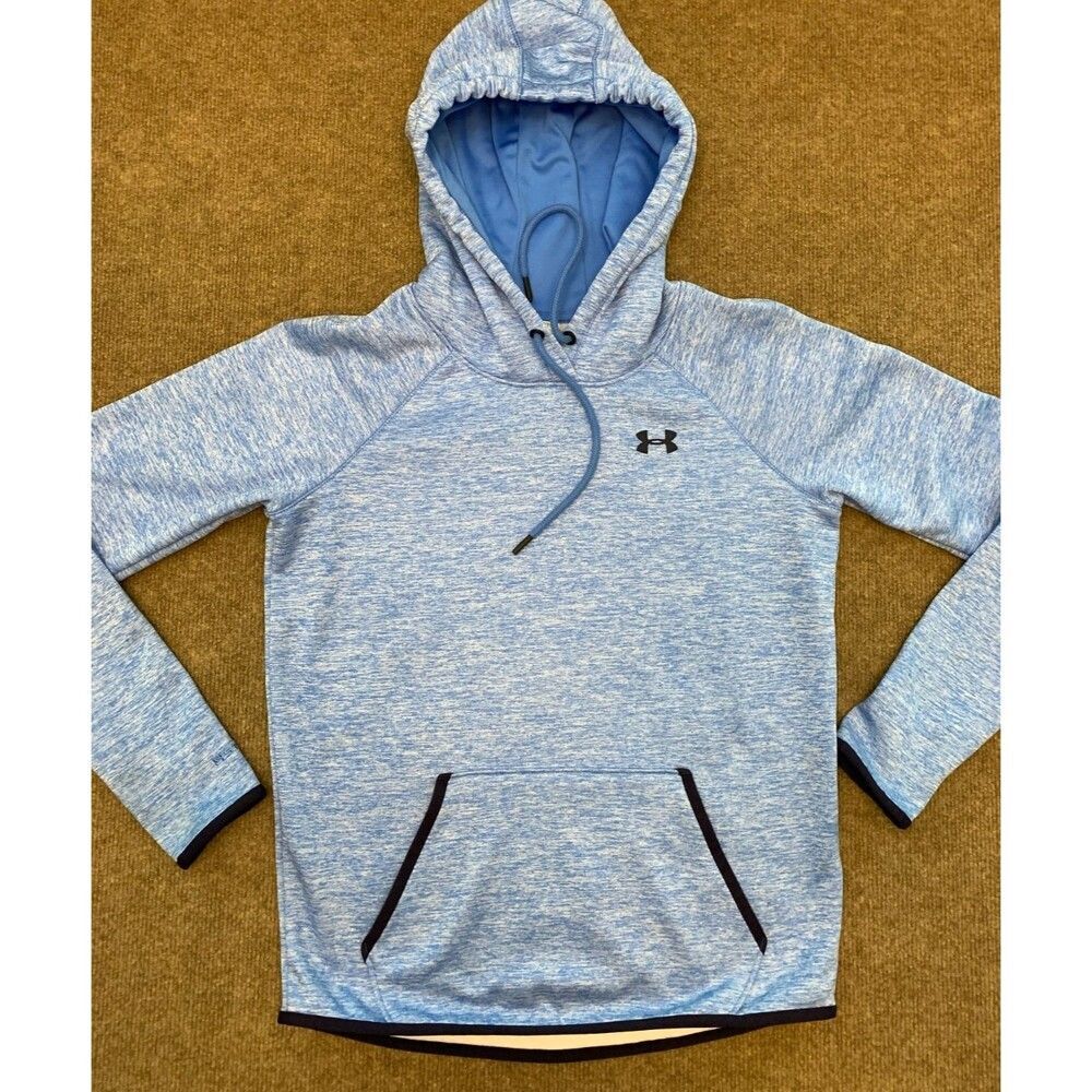 Under Armour Hoodie Womens XS Storm Icon Twist Cold Gear Thumb Hole Fleece